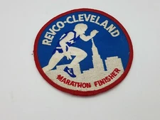 REVCO CLEVELAND MARATHON  VINTAGE  10,000 METER  RUN PATCH  