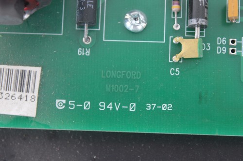 LONGFORD INTERNATIONAL M1002-7 FEEDER MOTOR DRIVE BOARD - Picture 2 of 2