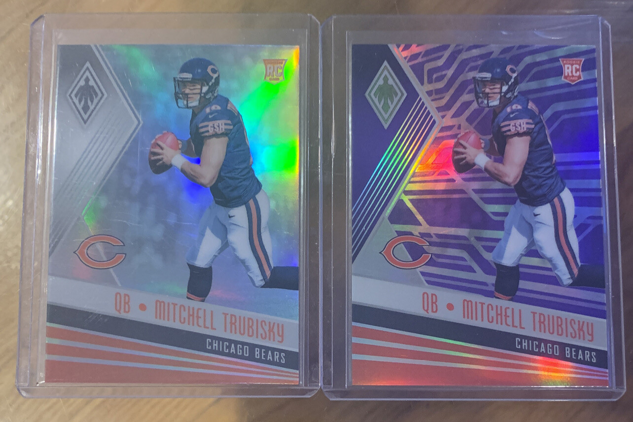 2017 Phoenix MITCHELL TRUBISKY Silver Prizm + Purple Rookies /149 Steelers RC