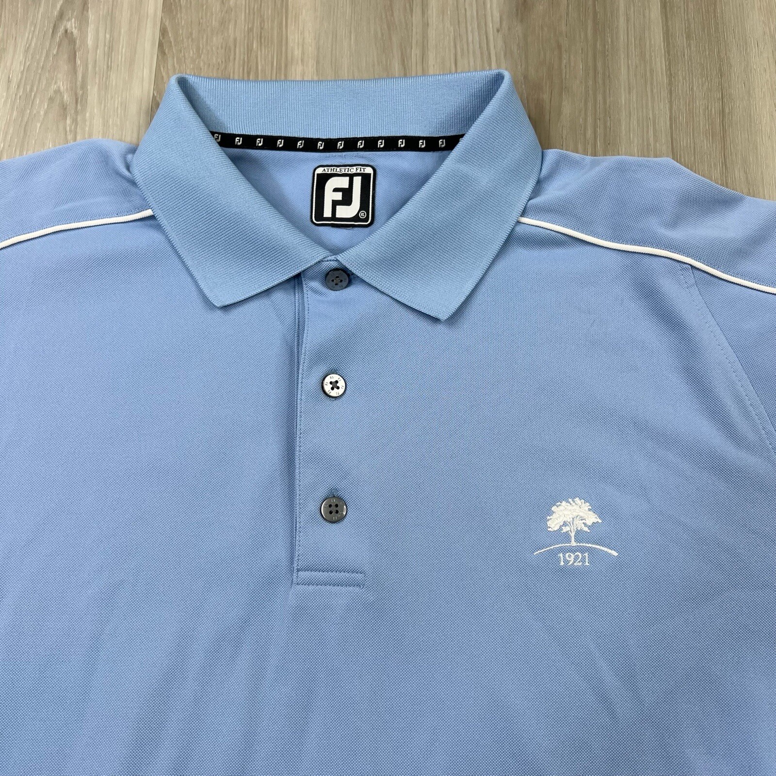 Footjoy FJ Athletic Fit Mens Short Sleeve Golf Polo Shirt Size XL eBay