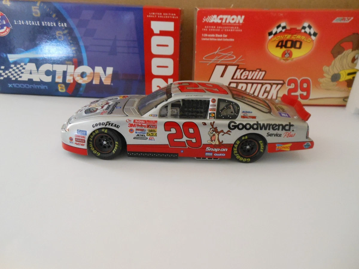 2001 1 24 Kevin Harvick NASCAR Goodwrench Looney Tunes Taz Action Diecast Nascar