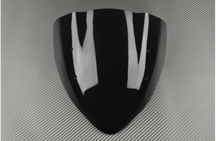 Pare-brise noir PVC Kawasaki Z750 saute-vent moto pour modèles 2004 2005 2006
