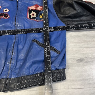Vtg Adidas Leather Jacket “Best Of Times” “Player” Rare
