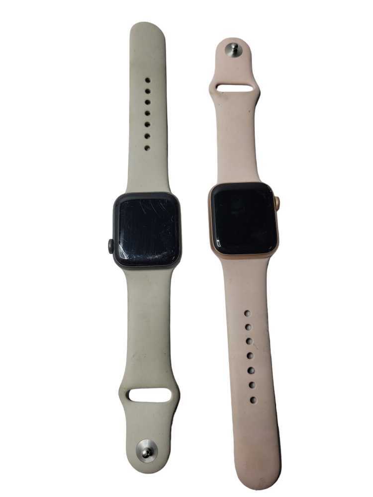 Lot of 2x Apple watch SE Aluminium and ceramic Case IONX Glass WR50