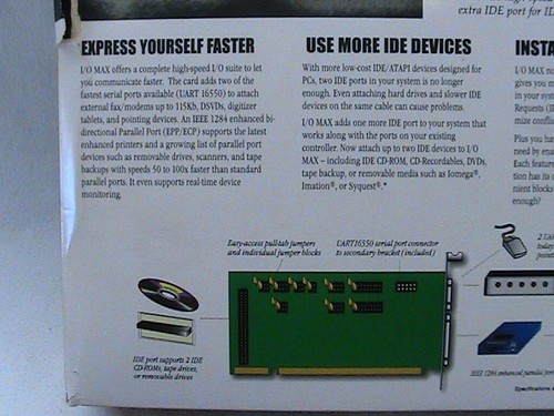 1 GEBRAUCHT IN OVP VERSPRECHEN TECHNOLOGY HIGH SPEED I/O KARTE 9821-00 IDE PORT - Bild 5 von 13