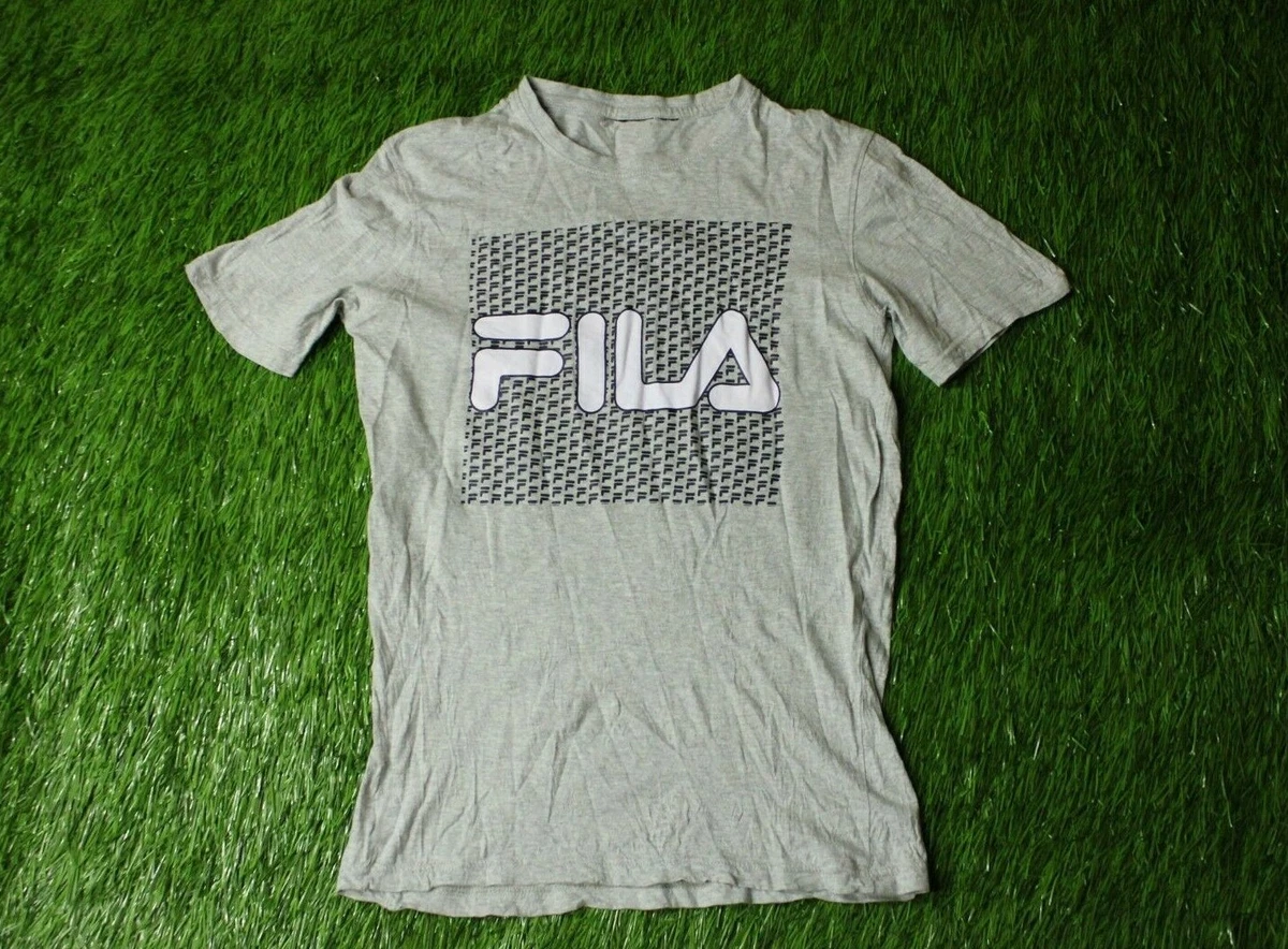 FILA BIG LOGO ORIGINAL MENS CASUAL SHIRT T SHIRT JERSEY TRIKOT