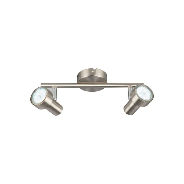 Led Deckenleuchte Spotleuchte 2Xgu10 Schwenkbar 3000K 12W Matt-Nickel Briloner-image