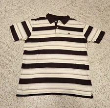 Men's Brown & Cream Polo, 100% Cotton, Medium, "from 4080"