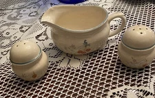 International Marmalade Goose With Fruit Gravy Boat & S&P Shakers