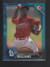 RONNIE WILLIAMS 2016 BOWMAN DRAFT BLUE PARALLEL CARD #BD-163  /150
