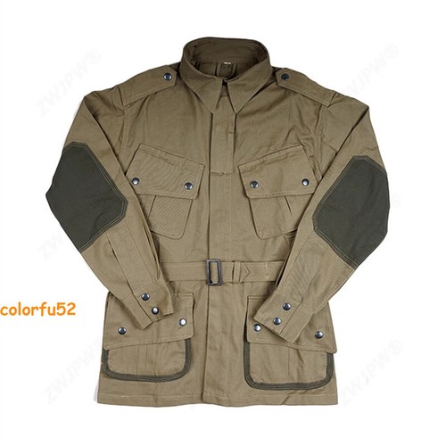 WWII US Army Paratrooper Airborne Field M42 Uniform Jacket Pants Mens Cosplay - Picture 5 of 11
