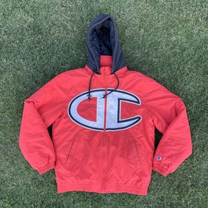 supreme x champion puffy jacket