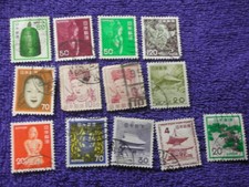 JAPAN; National Treasure Series,Buddha Statue etc Different 13pcs  1963~used