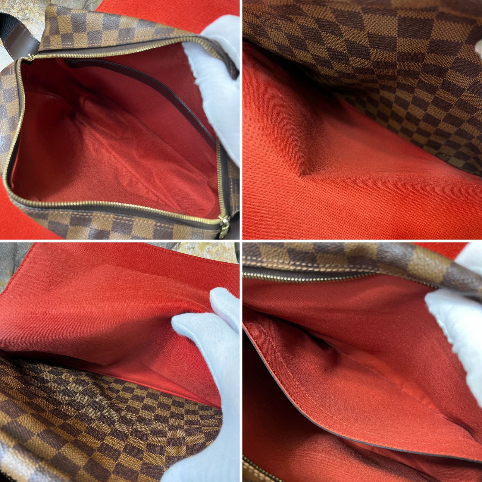 Louis Vuitton Naviglio Daimer Ebene Crossbody / Shoulder Bag Brown Messenger Bag thumbnail 12