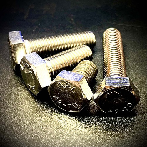 M12 x Under 50mm Hex Set Screw Bolt A2 304 Stainless Steel - Picture 2 of 79