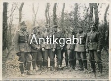 Original Photo WW II Group Portrait Soldiers April 1941 MG Gun France B 1.7