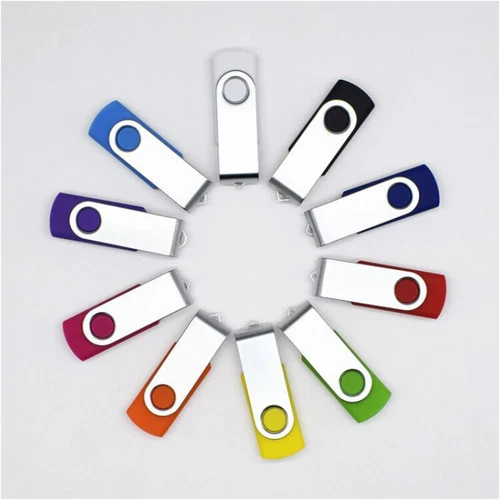 2TB 512GB Rotate Memory Stick Storage USB Flash Drive Rotate Thumb U Disk for PC