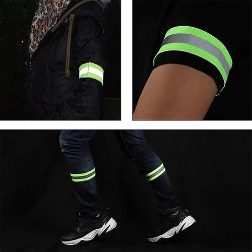 2pcs Reflective Armband Belt Strap For Outdoor Cycling Sports Night Running - Picture 7 of 29