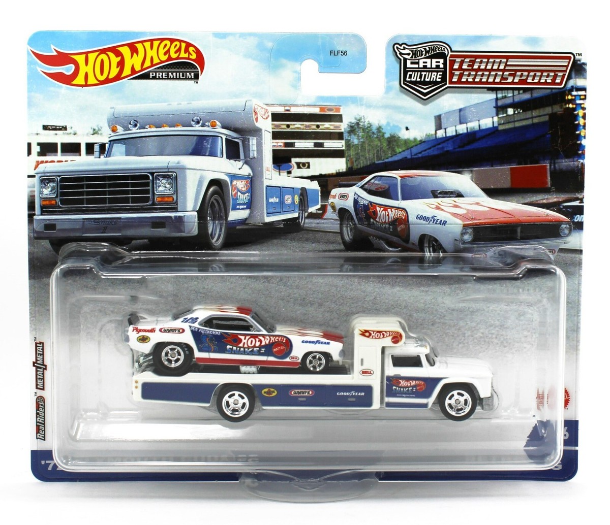 Hot Wheels *TEAM TRANSPORT #46* Snake Plymouth Cuda Funny