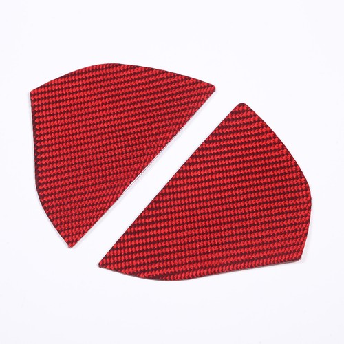 Red Carbon Fiber Car Door Handle Cover Trim Sticker For Corvette C7 2014-2019 2X - Picture 11 of 12