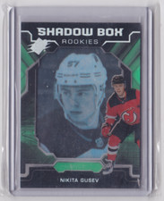 2019-20 UD SPX SHADOW BOX ROOKIES INSERT NIKITA GUSEV #S-NG NEW JERSEY DEVILS