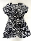 Anthropologie Corey Lynn Calter Zebra Print Belted Romper Size S — photo 5