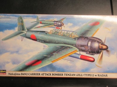 HASEGAWA 1/48 NAKAJIMA B6N2 TENZAN JILL TYPE 12 w/RADAR #09304