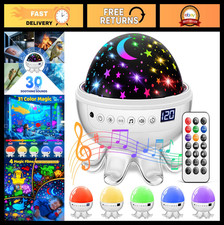 Baby Sound Machine Night Light Projector 30 Soothing Sounds, 31 Colors, Remo