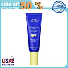 Ultra Violette Supreme Screen SPF 50 Facial Sunscreen Moisturizer and Primer, 1.