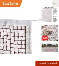 Badminton Tournament Net with Rope Cable 20 FT x 2.5 FT