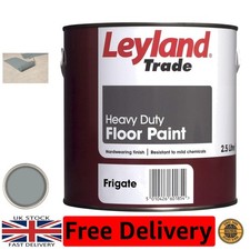 Leyland Trade 2.5L Heavy Duty Waterproof Floor Paint - Frigate Satin Finish