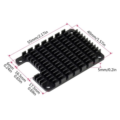 Aluminum Heatsink Corrosion Resistant Cooling Accessory for CM4 computer - Afbeelding 8 van 8