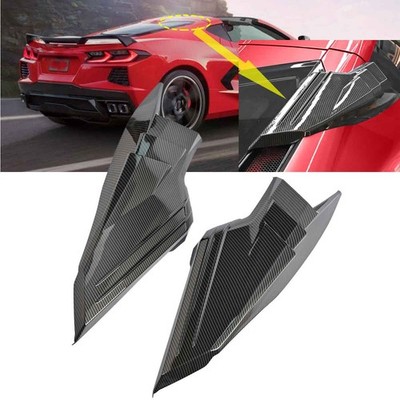 For Corvette C8 Stingray Z51 Coupe 2020-26 Rear Upper Intake Ports Cover Carbon