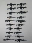 1/18 scale 3D printed modern military rifle lot C for gijoe / joytoy figures
