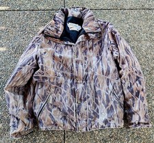 VTG Cabela s Brush Pattern Insulated Hunting Jacket Large Made In USA