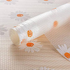 Shelf Liners for Kitchen Cabinets Non-Adhesive Drawer Liner Waterproof Oil-P