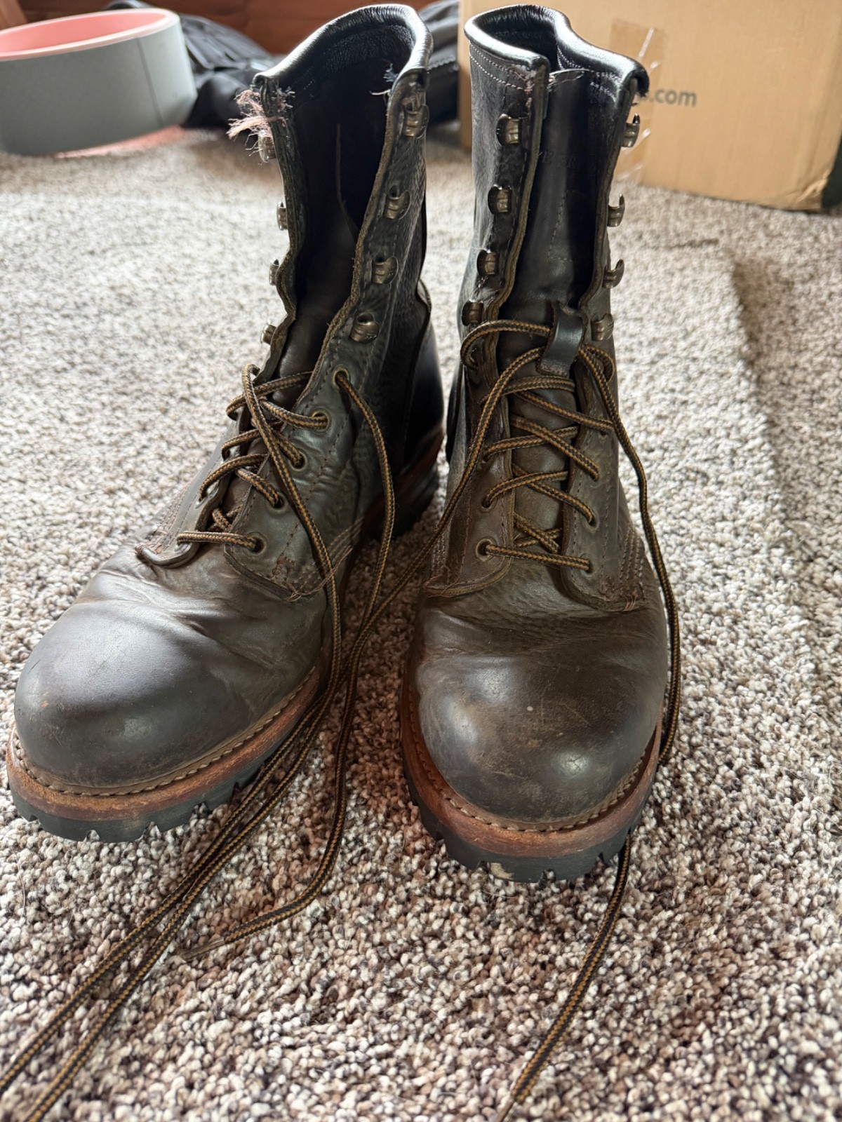 Men’s Frye Boots, Logger Lace Up Style, Size 9.5