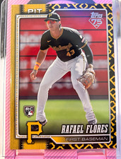 Topps 2026 Series 2 Rafael Flores Rookie Card Team Color#623 Pittsburgh Pirates. rookie card picture