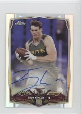 2014 Topps Chrome Mini Rookie Refractor Auto 147/150 Troy Niklas #182 Auto 0v1