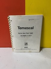 Temescal CV-8 Power Supply Instruction Manual