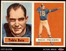 1957 Topps #81 Tobin Rote Packers Rice 7.5 - NM+