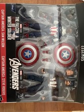 Marvel Legends Captain America 2 Pack Sam Wilson Steve Rogers Avengers NEW
