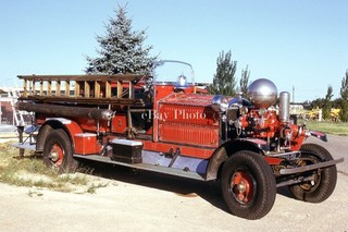 Fire Apparatus Slide Wilmerding PA Fire Company Rare Ahrens Fox Engine