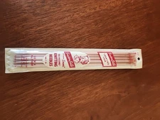 Susan Bates 7” Silvalume Double Point Knitting Needles - Size 6 (4mm)