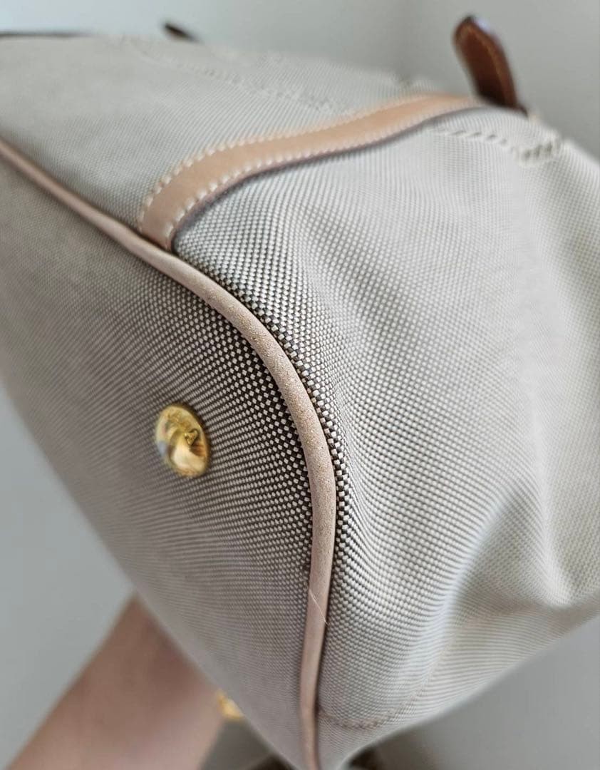 Condition PRADA Logo Jacquard 2way Tote Bag Shoulder Bag thumbnail 7