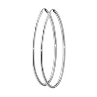 Paar 925 Sterling Silber Creolen Ohrringe Ohrschmuck OhrhäNger 70Mm 7408