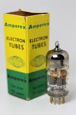 6922 E88CC CCa AMPEREX P.Q. HOLLAND 1968 SINGLE-TUBE TIME-CAPSULE HOLY-GRAIL NOS