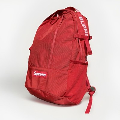 Supreme Backpack SS18 Red Cordura Box Logo 24L Rucksack Streetwear Skater Rare