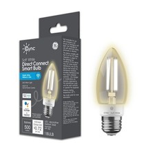   GE Cync Smart LED Decorative Medium Base Bulb Light Soft White    LOT OF 3   