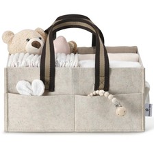 Baby Diaper Caddy Organizer for Diaper Station, Newborn Essentials, Nursery S...